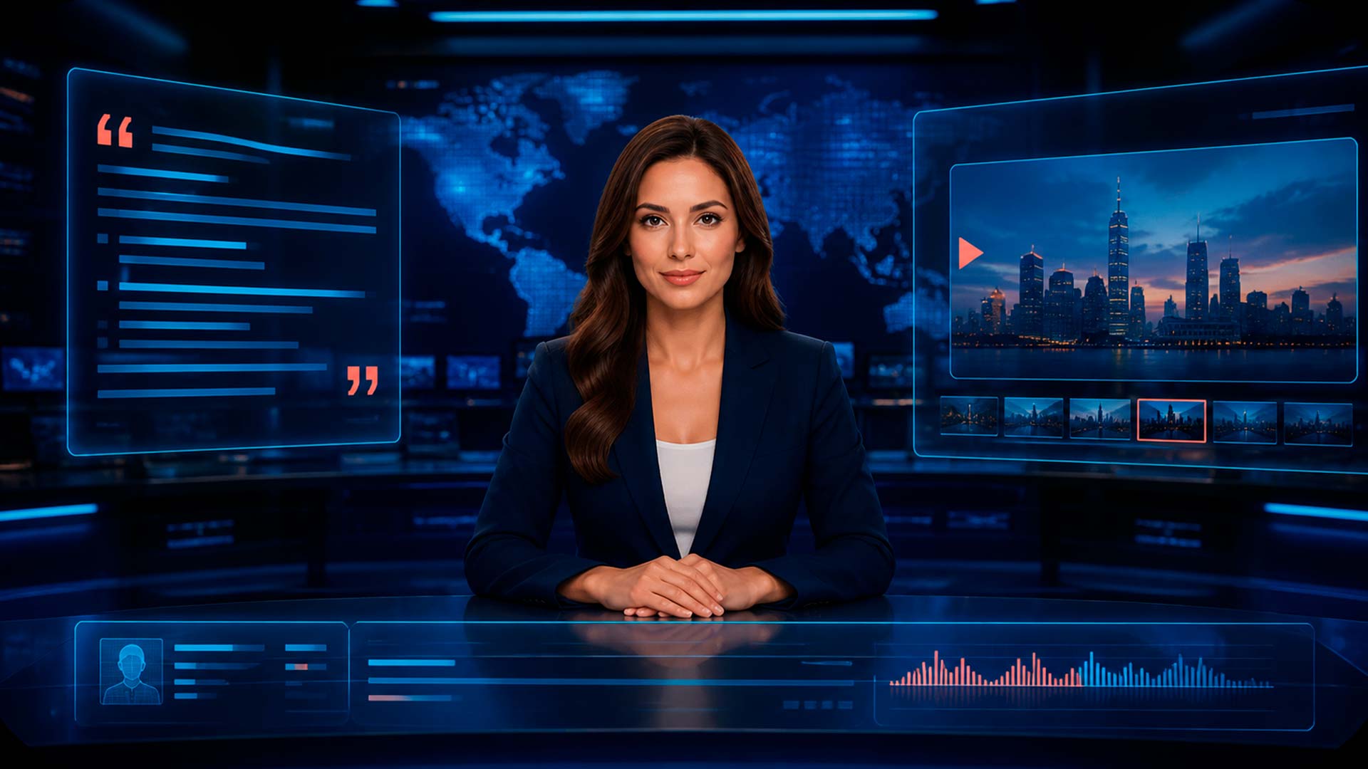 Ejemplo ilustrativo de Noticias producido con AvatarX
